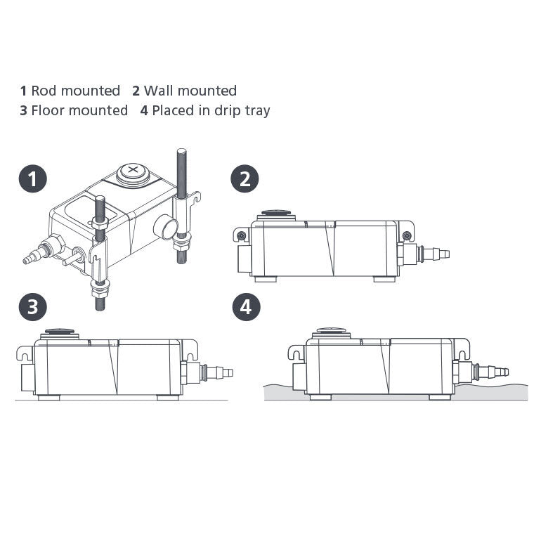 Mini Tank Aspen tankpomp 0,24 liter