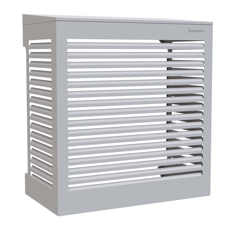 Tecnosystemi omkasting met hellend dak Large stofgrijs (RAL 7037)