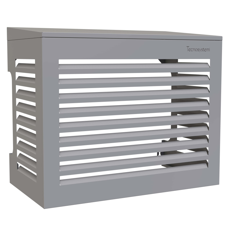 Tecnosystemi omkasting met hellend dak Small stofgrijs (RAL 7037)