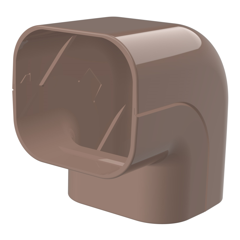 CA-72 Tecnosystemi binnen bocht BROWN LINE - bruin RAL8017