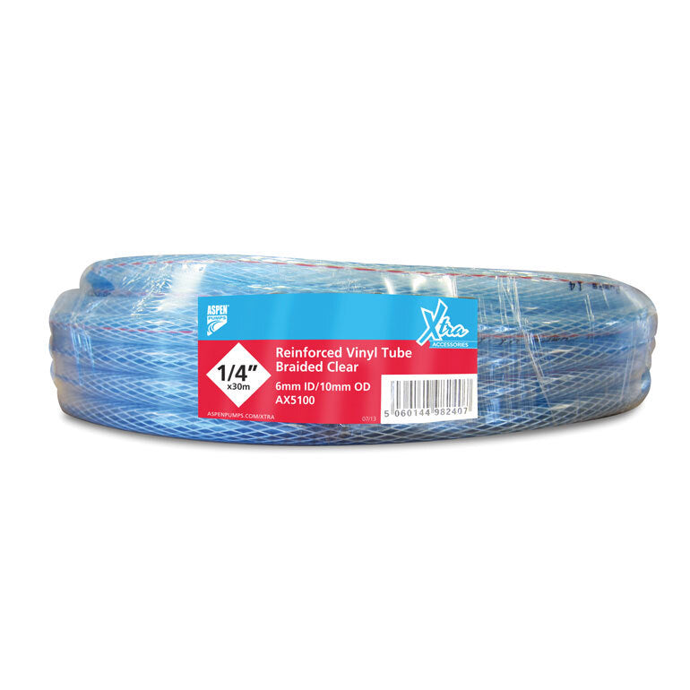 PVC 6x10-A Aspen condensafvoerslang versterkt 6 mm - rol a 30 meter