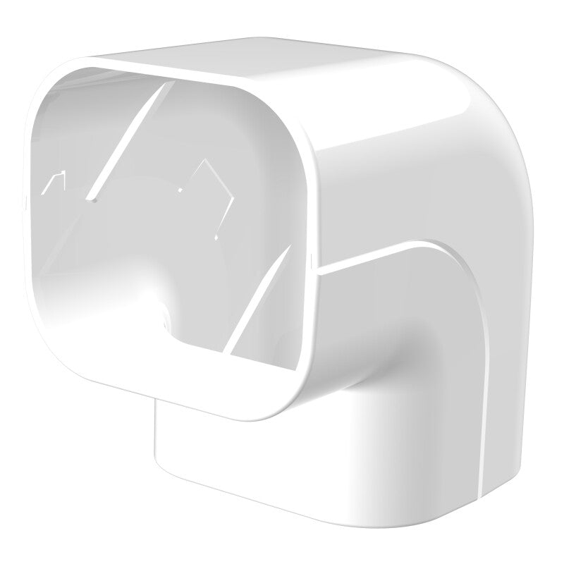 CA-72 Tecnosystemi binnen bocht NEW LINE - wit RAL9010