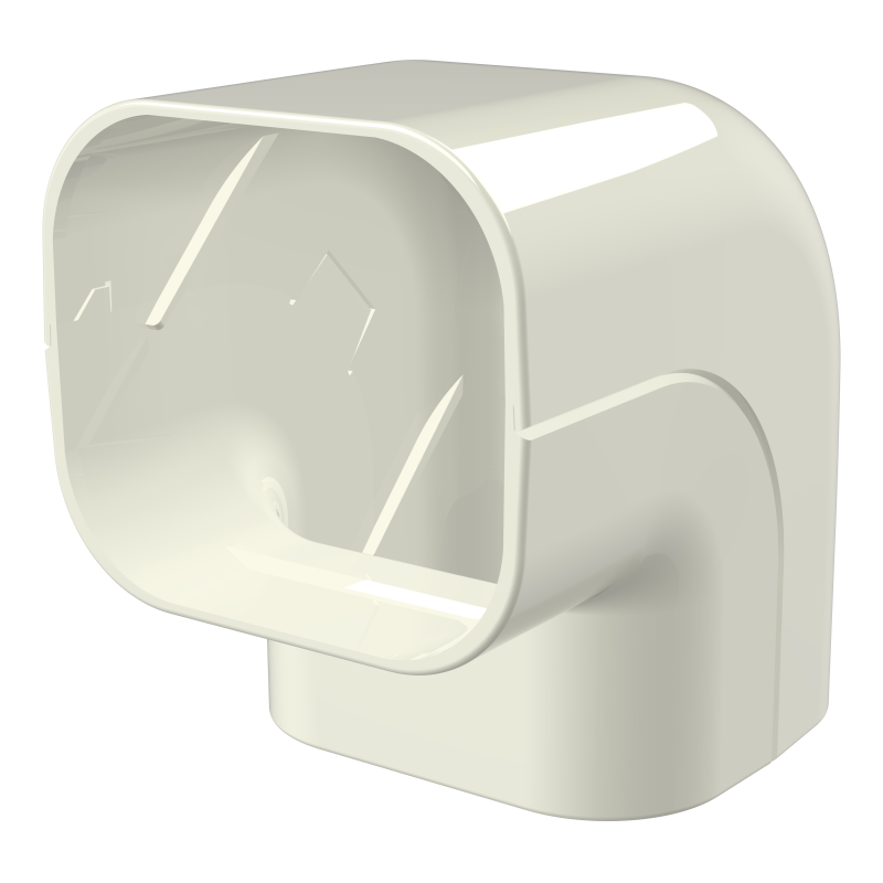 CA-100 Tecnosystemi binnen bocht TOP LINE - creme RAL9002
