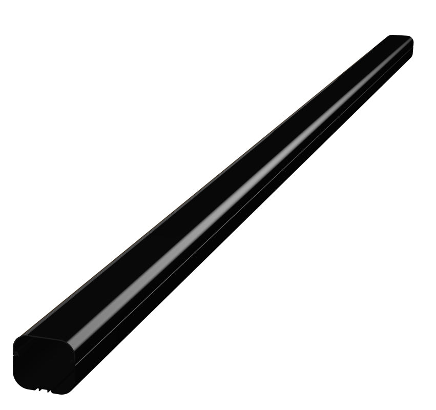 T-72 Tecnosystemi leidinggoot a 2 meter BLACK LINE - zwart RAL9005